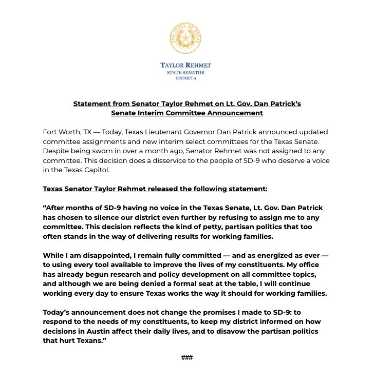 Taylor Rehmet tweet media