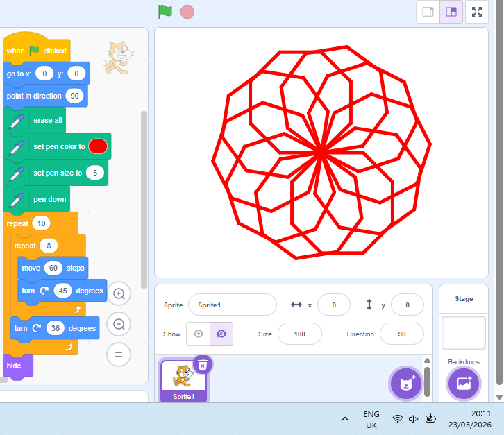 TsuiAllen's tweet photo. From planning on screen using @scratch to @MSMakeCode for #microbit using @4tronix_uk #BitBotPro to create design on paper. https://t.co/fCe4f5NZ9k