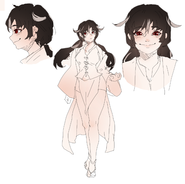 My tablet just died today, so I'm grieving my 10 year old friend, here's what I've been able to accomplish with an intuos S, it's as far as I can go without a screen
I've tried redrawing the MC I wish to do for the project I'm still working on (I swear)
Goodbye Huion GT 185 :'(