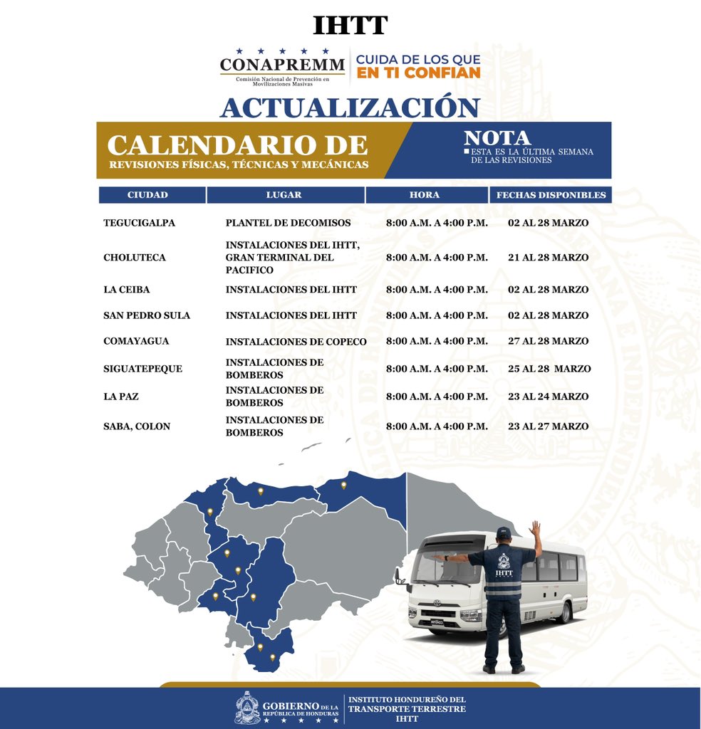 Transporte Honduras tweet media