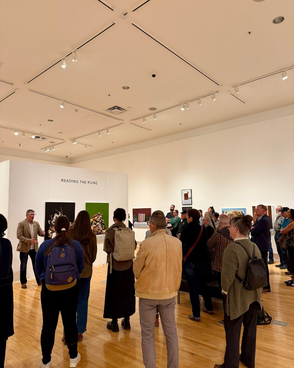 nicklegalleries's tweet photo. Thank you to all of those who came out this weekend for the opening festivities of Métis artist &amp; scholar David Garneau’s latest exhibitions. 

DAVID GARNEAU: DARK CHAPTERS and READING THE RUINS run until Aug 30, 2026, at Founders’ Gallery (inside The Military Museums). https://t.co/VLvbvWkUmh