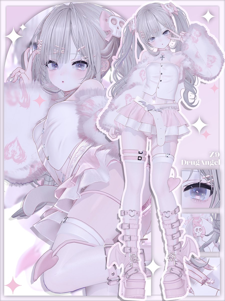 oic__29saikou's tweet photo. アイテクスチャとお洋服めちゃめちゃ可愛い~.ᐟ.ᐟ #Z9_shop #DrugAngel https://t.co/4AbtK2ODiD