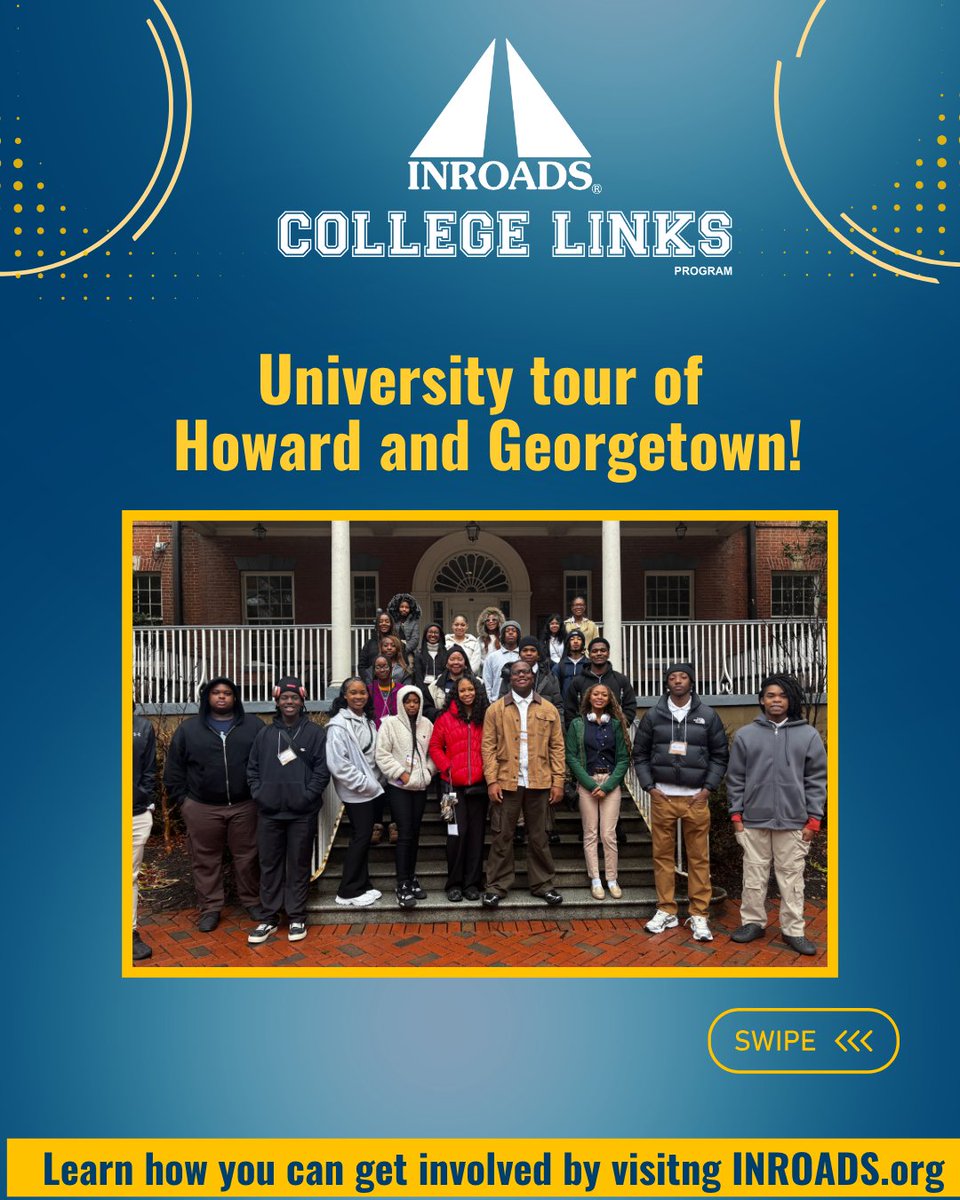 INROADS's tweet photo. Our Detroit Market scholars participated in a transformative three-day experience in Washington, D.C. made possible by the generous support of the @PNCBank Foundation 🤩

Learn how you can get involved ➡️ https://t.co/9CvOZUrzVL

#studentprogram #sponsorstudents #nonprofit https://t.co/giFQasl6HG