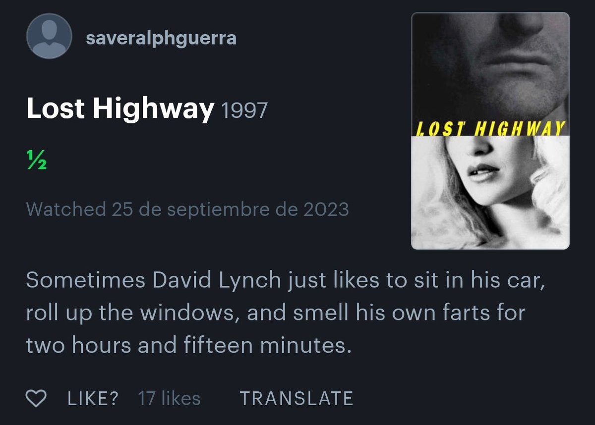 reviews de media estrella de mi top 4