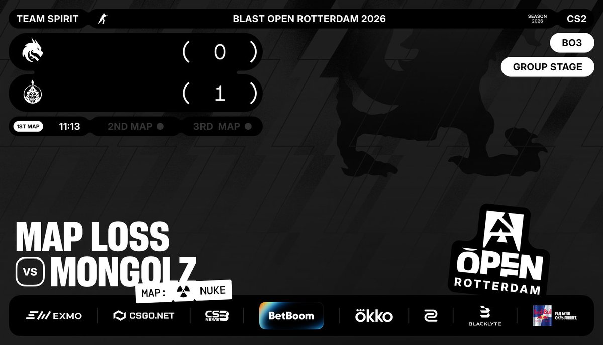 Team Spirit CS2 tweet media