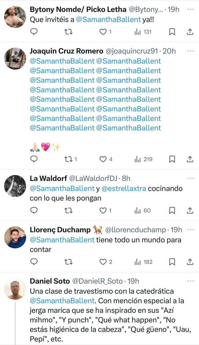 Samantha Ballentines tweet media