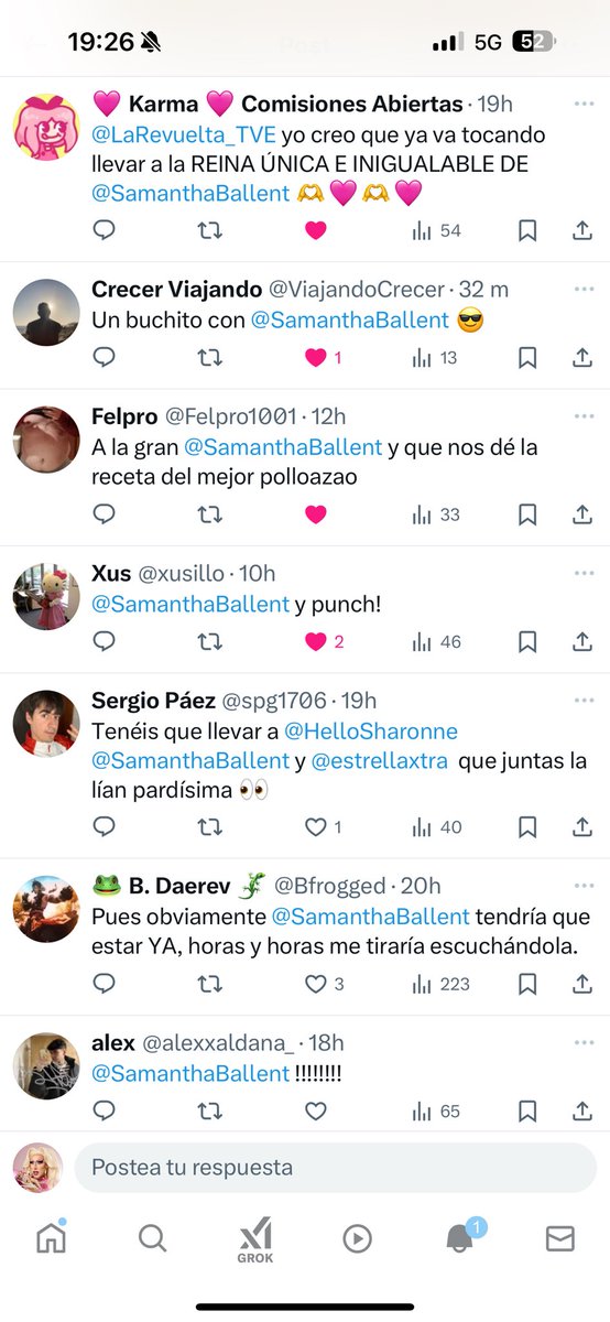 Samantha Ballentines tweet media