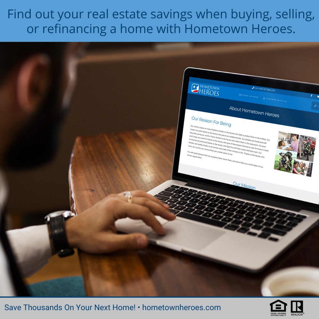 CassandraOutlaw's tweet photo. Attention all heroes! Are you looking to save big on your next real estate transaction? Look no further than Hometown Heroes. Whether you're in the market to buy, sell, or refinance a home, I can help you save thousands.  Contact me to learn more. https://t.co/dBltcDF1ie
