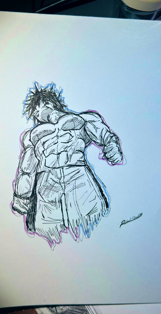 Jopally_'s tweet photo. Drew this 2 days ago, first time drawing muscles in focus mode 🧘

#art #copic #muscleart #Focused https://t.co/l2SDQ5HNrJ
