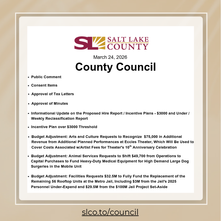 Salt Lake County Council tweet media