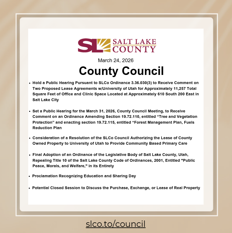 Salt Lake County Council tweet media
