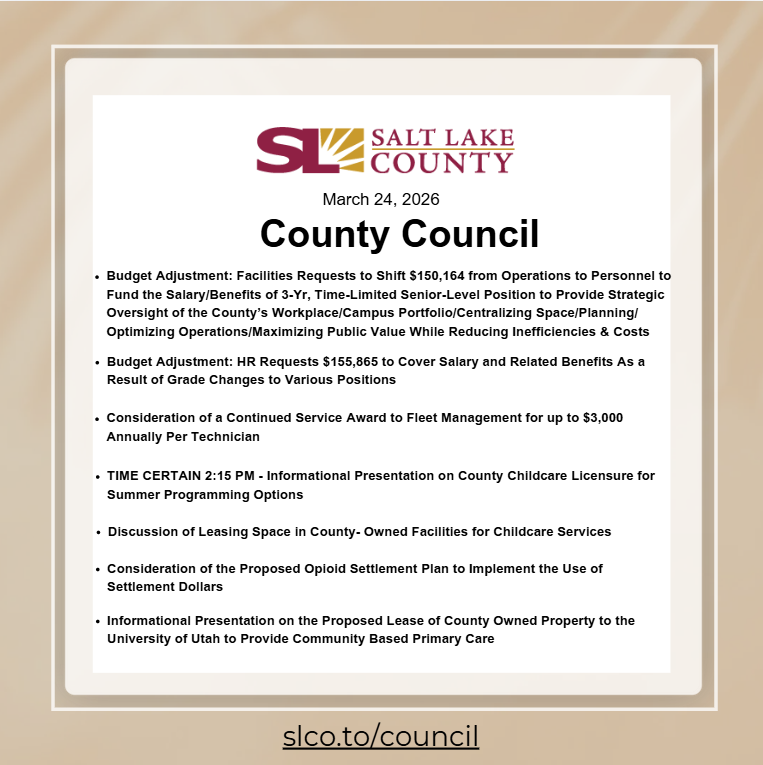 Salt Lake County Council tweet media
