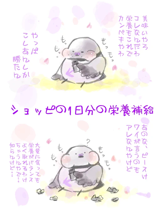 コレ一個で完全栄養補給できると思ってそうなイメージ 