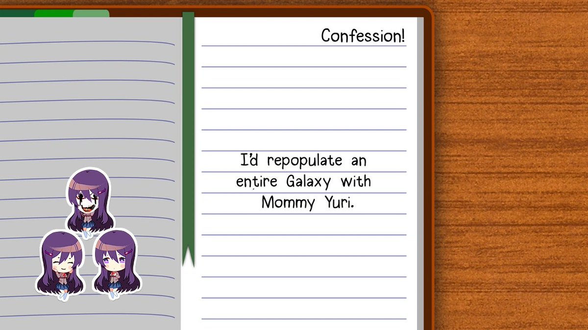 Doki Doki Literature Club Confessions tweet media