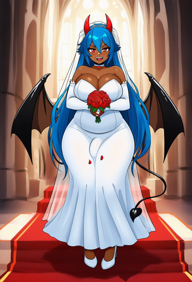 Nerazul Xadica, Blue-Haired Demon Succubus🔞 tweet media