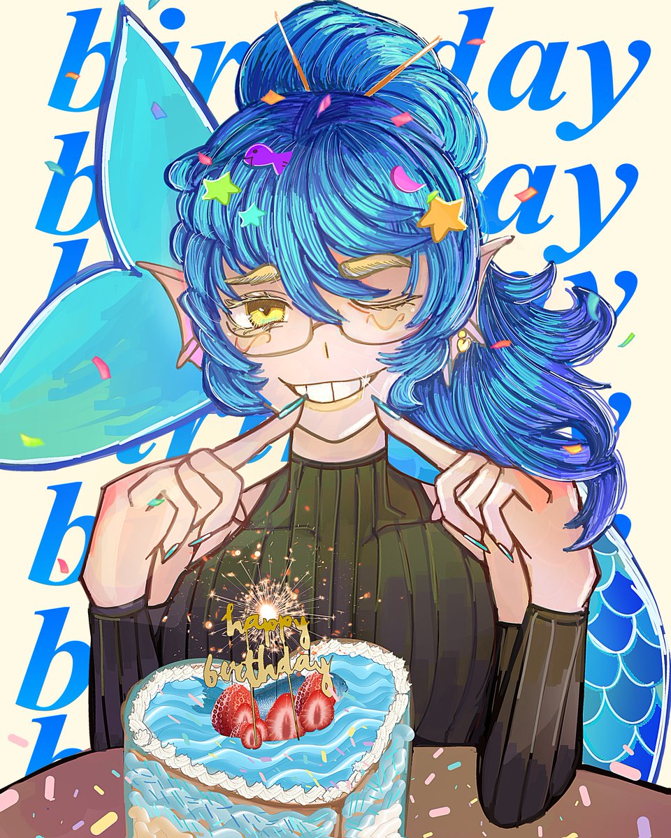 Mibyon 🐟👍 #AQSMP3 tweet media