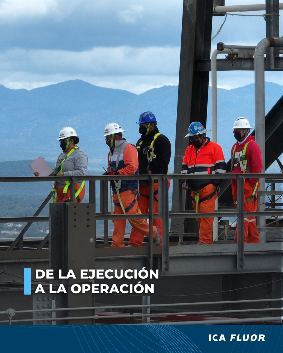 ICAFluorOficial's tweet photo. De la ejecución en campo a la operación del sistema, cada etapa requiere coordinación, precisión y decisiones que garanticen seguridad y confiabilidad. En ICA Fluor, la ingeniería se construye en sitio y se consolida en infraestructura operativa para el sector industrial. #ICAF https://t.co/8jERZvzJxk