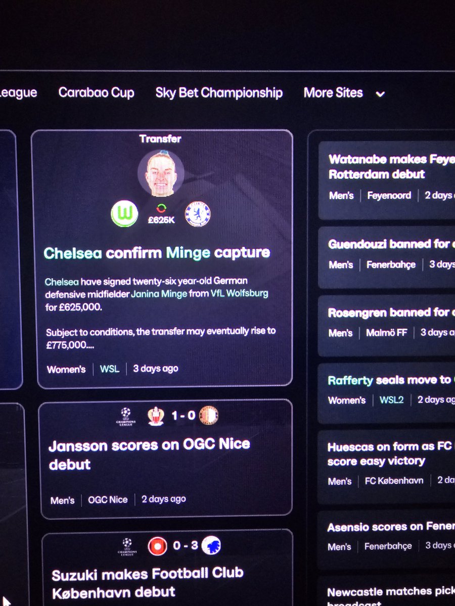 Mrdankitts's tweet photo. Congratulations to @ChelseaFC on losing your virginity.

@nocontextfm1 you may like this as well #fm26 https://t.co/uSWJXsQUeg