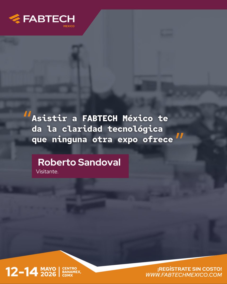 FABTECH Mexico tweet media