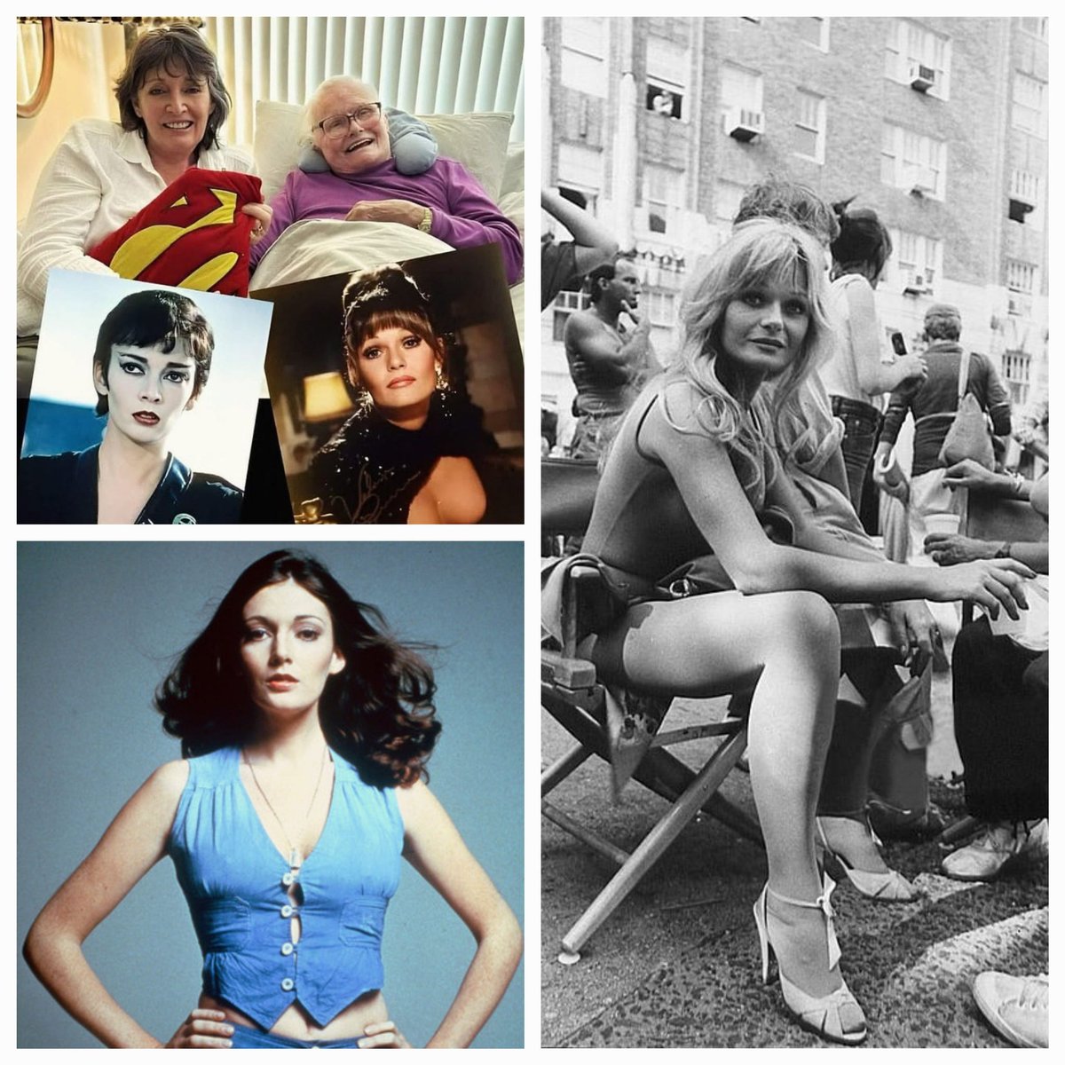 Creamofthe1960s's tweet image. R.I.P. Valerie Perrine.

Sarah Douglas as Ursa and Valerie Perrine as Eve Teschmacher in Superman 1978.

Sarah and Valerie were close friends and maintained a strong bond decades after appearing together in the Superman films.

Sarah is now 73 years old.

❤️ them both.