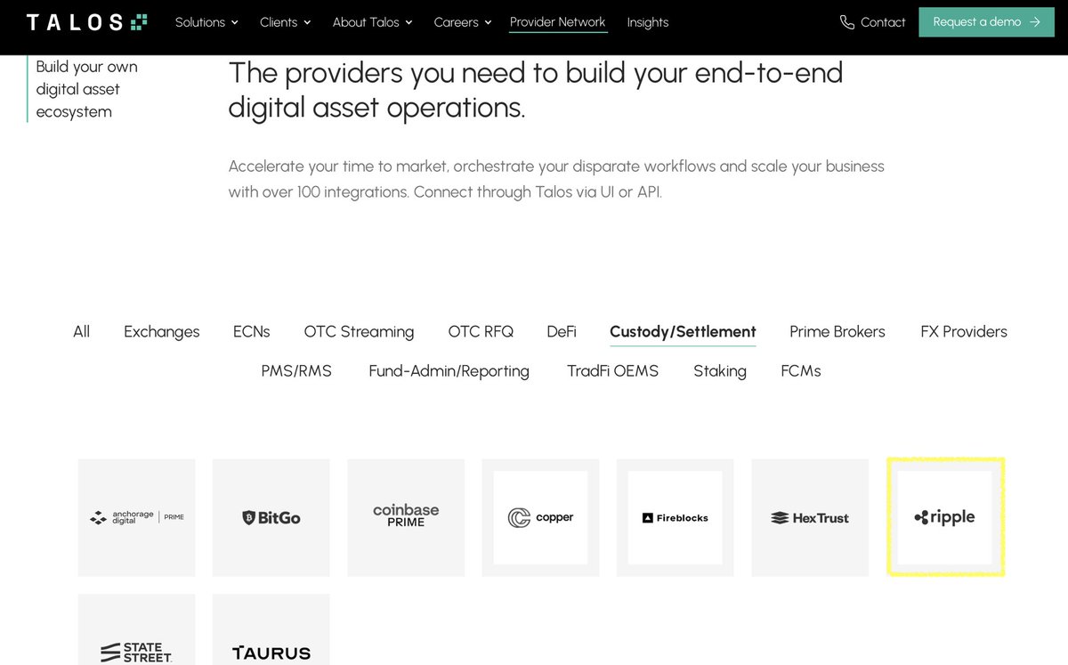 CryptoClarityX's tweet photo. Talos and Nasdaq partnering
The Ripple effect #RIPPLE #XRP #Nasdaq https://t.co/kWnb1TH1I4