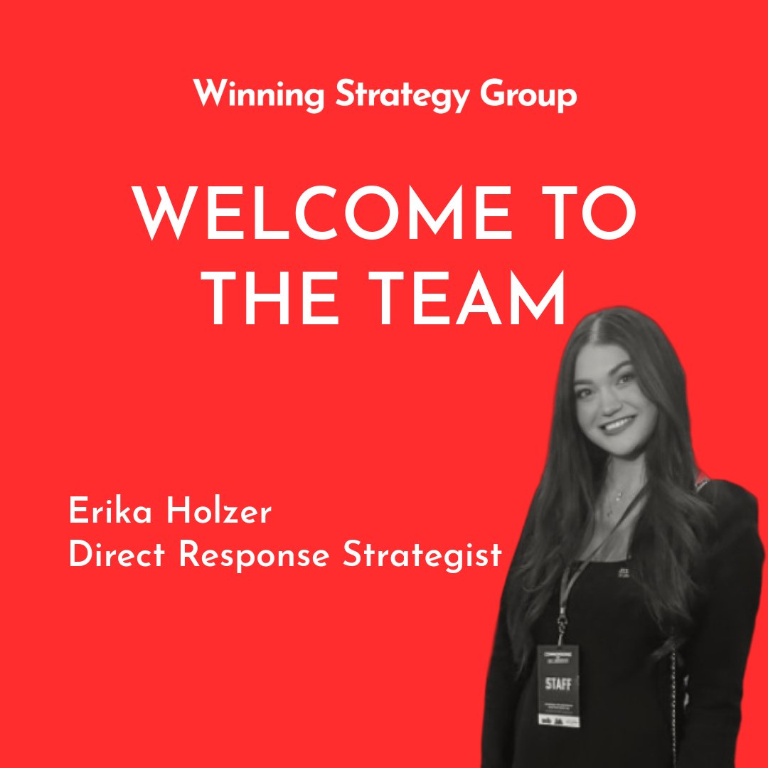 winningsgroup's tweet photo. We’re excited to welcome Erika Holzer to the team as our new Direct Response Strategist.
We’re thrilled to have her on board and can’t wait to see the impact she’ll make for our clients.
Welcome to the team, Erika 👏
#directresponse #nonprofitmarketing #newhire https://t.co/JCzEgEruqF