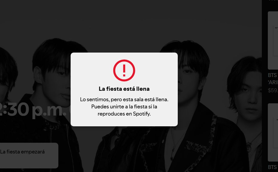 Breen_n8's tweet photo. @SpotifyKpop @bts_bighit Despues de este mensaje, abre la app de spotify en automatico (mi pc) y no pasa nada... 🫠 https://t.co/T3drZwFbKb