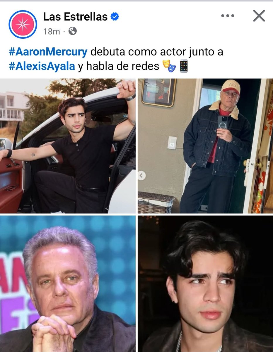 Que una nota no es suficiente dicen Las Estrellas 🤷🏻‍♀️
Aarón DEBUTA COMO ACTOR
facebook.com/share/1A8BeH4y…