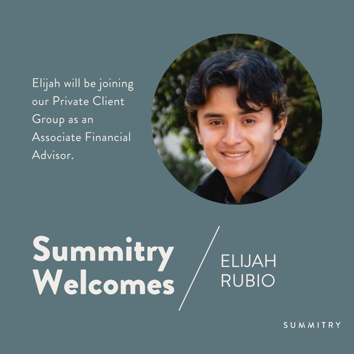 Welcome Elijah to the team! Before finance, he played pro soccer with Boca Juniors, competed in a state powerlifting championship, and learned S&amp;P futures trading from a retired Wall Street trader. Excited to have him on board.