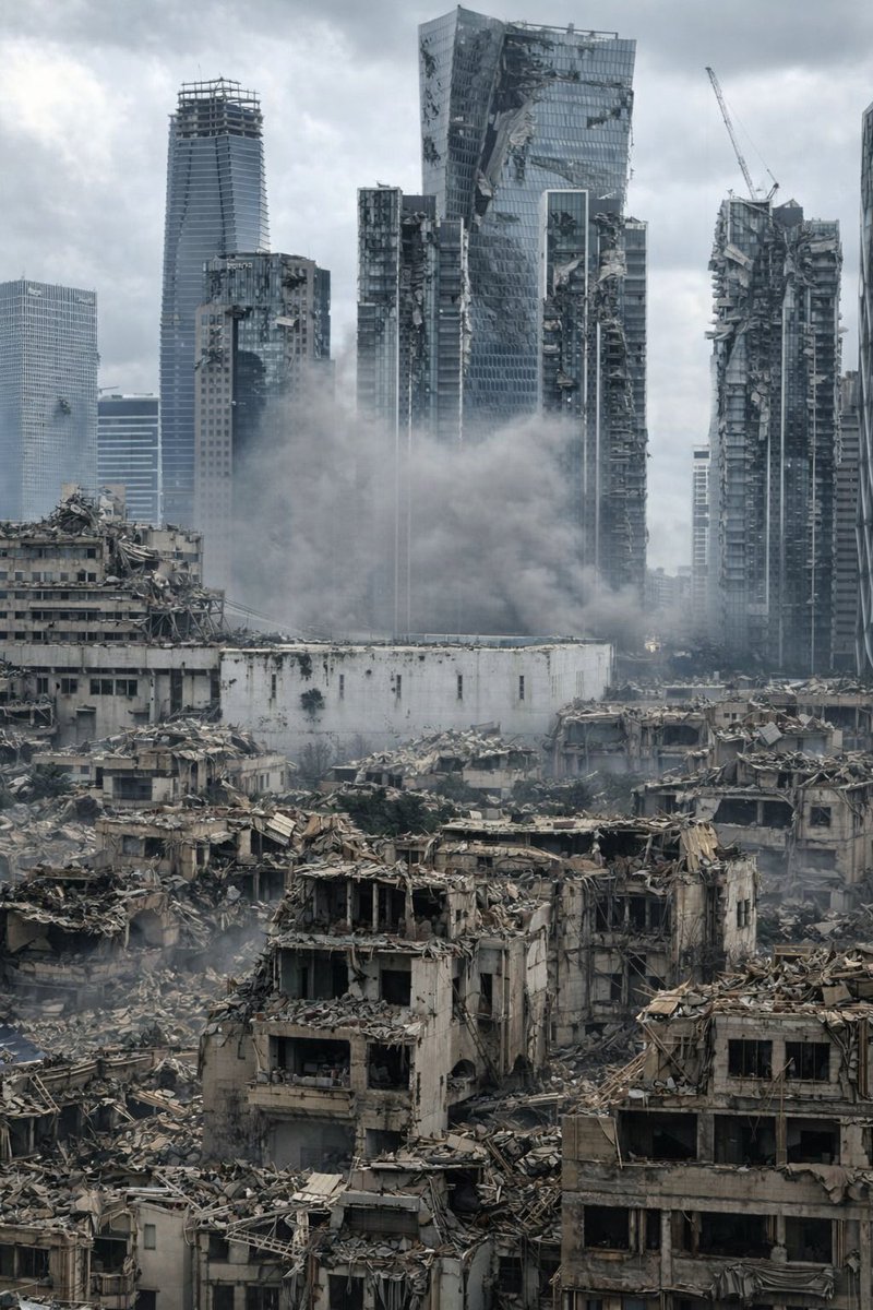 سبحان مغير الأحوال.. 
من كانت تدمر غـ.زة. بصواريخها، تدمرت وتمزق اليوم بصواريخ إيرانية

أنشىروه لعل تراه عين طفل غزاوي فتفرح بذلك
#منخفض_المسرات