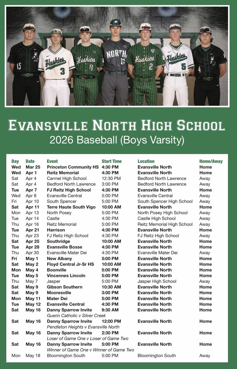 NORTHHUSKYBASEBALL tweet media