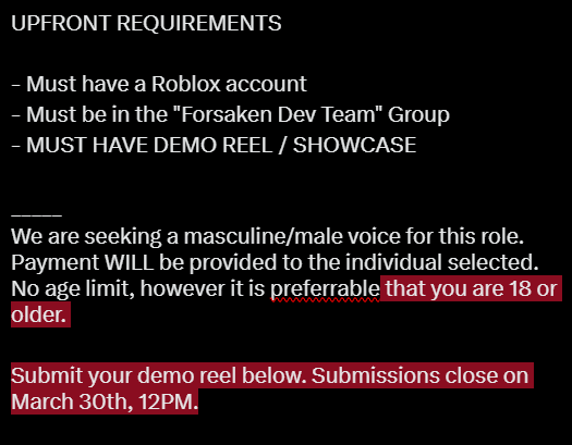 Forsaken News tweet media