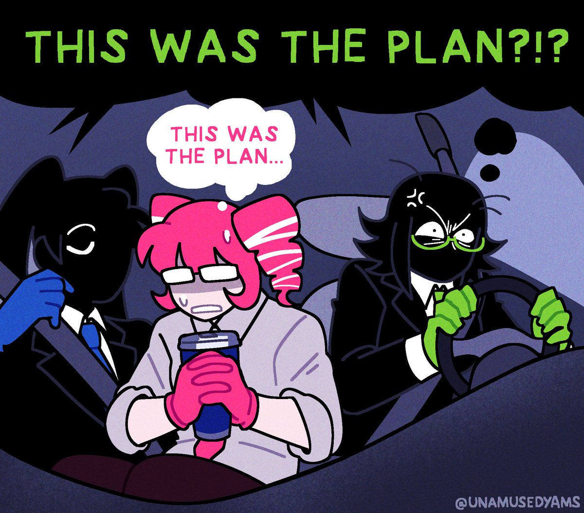 unamusedyams's tweet image. Carpooling (Part 2/4)
#anothercup #mikuteto