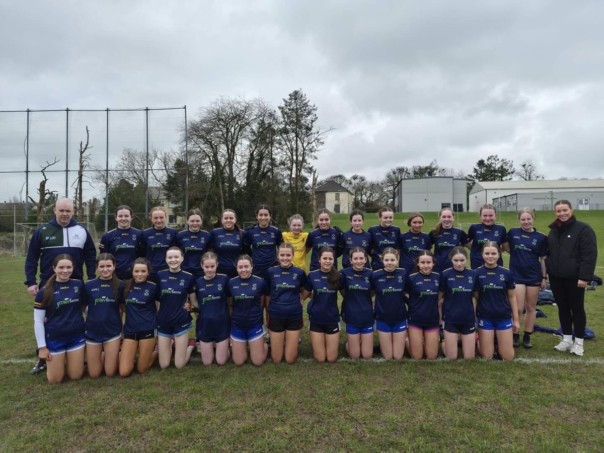 StLouisMonaghan's tweet photo. Massive congratulations to our u14 girls on their fantastic win against Bailieborough Community School today ๐๐ A real team effort from everyone involved โ well done girls. ๐ต๐ก
#lgfc #ladiesgaelicfootball #lechรฉile #slssmonaghan #gaelicgames
@monaghangaa @Monaghan_LGFA https://t.co/VYBogPZm5v