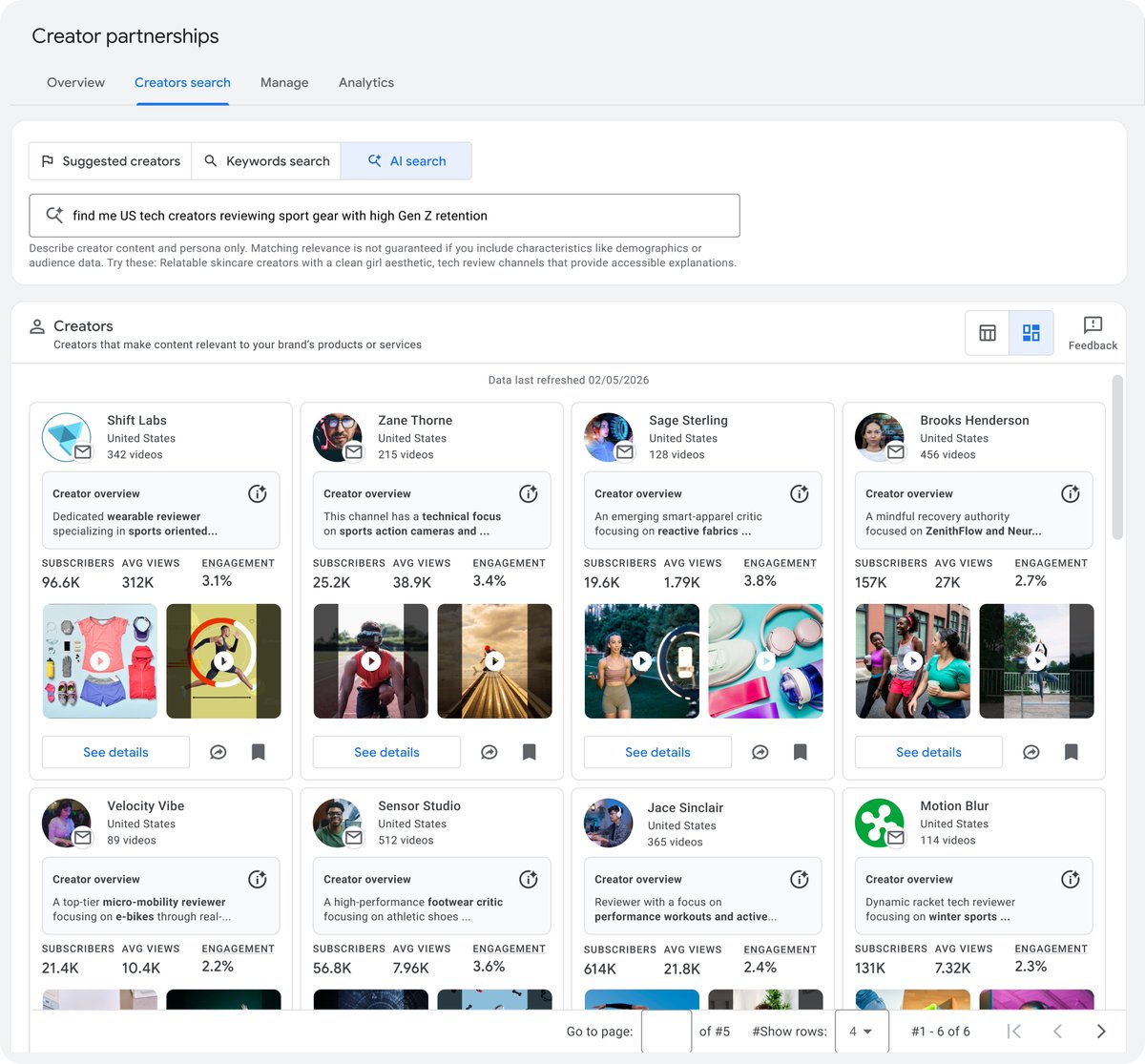 edantaylor's tweet photo. We’re also bringing the power of Gemini to YouTube Creator Partnerships, the one-stop-shop for brands to manage their creator campaigns with Google Ads. This will improve discovery and matching. We’ll share more at the #YouTubeNewfront on Thursday.  📈 https://t.co/niOr7SWqFU