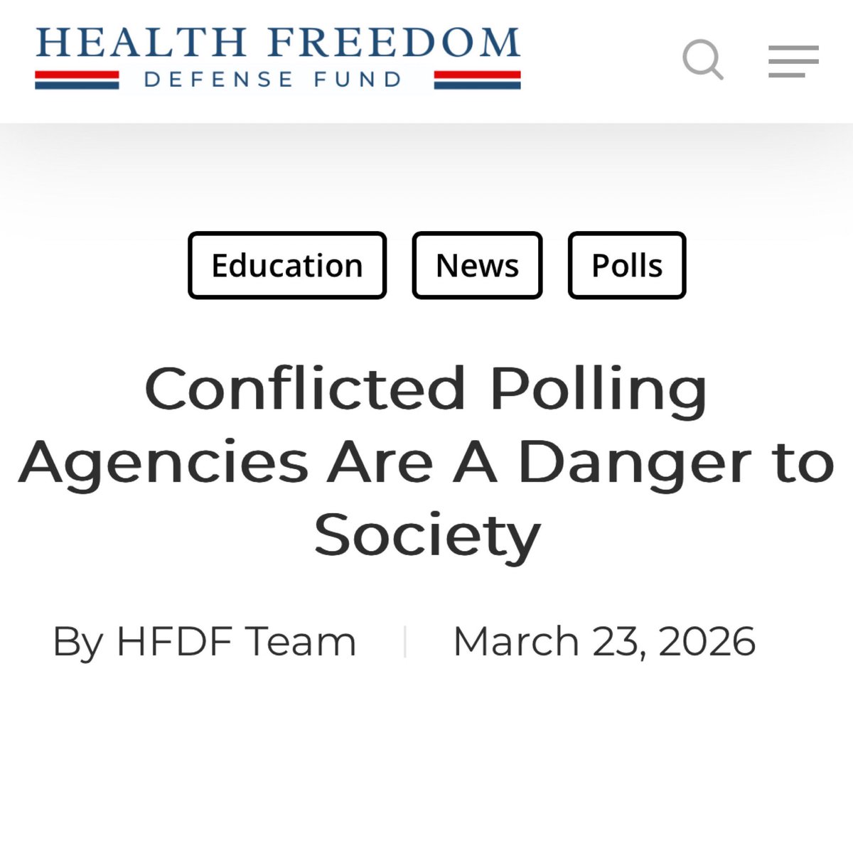 Health Freedom Defense Fund tweet media