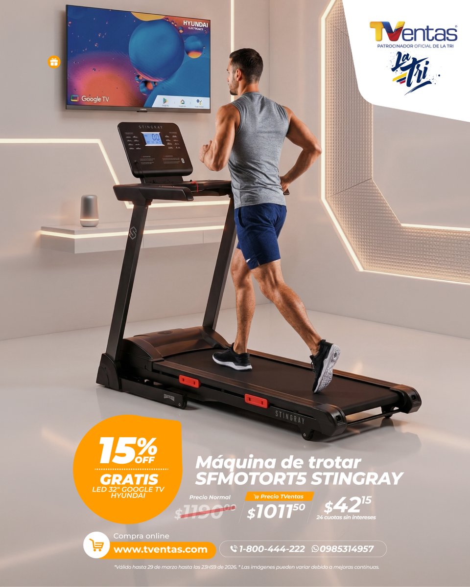 TVentas's tweet photo. Empieza tu rutina con el equipo correcto.
En TVentas encuentras promociones en productos fitness para entrenar a tu ritmo.

Además, por compras desde $150 llévate una raspadita… ¡siempre ganas!

¿Quieres conocer más opciones?
Contáctanos por WhatsApp 📲👉 https://t.co/JL6Bykxzvv https://t.co/4uicTSmKvI