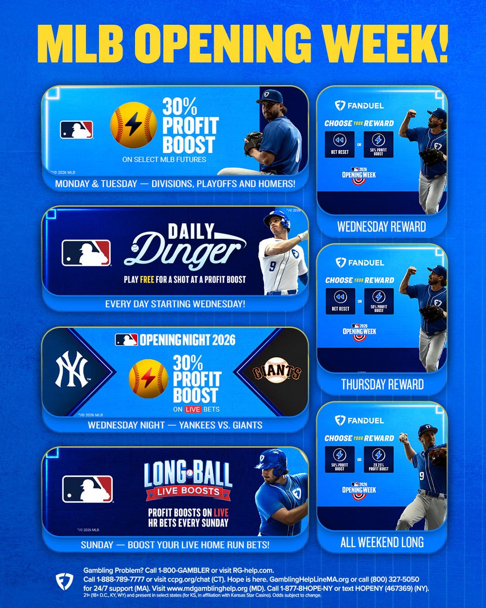 FanDuel Sportsbook tweet media