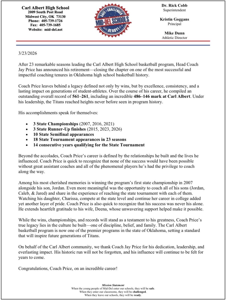 CAHS ATHLETICS tweet media