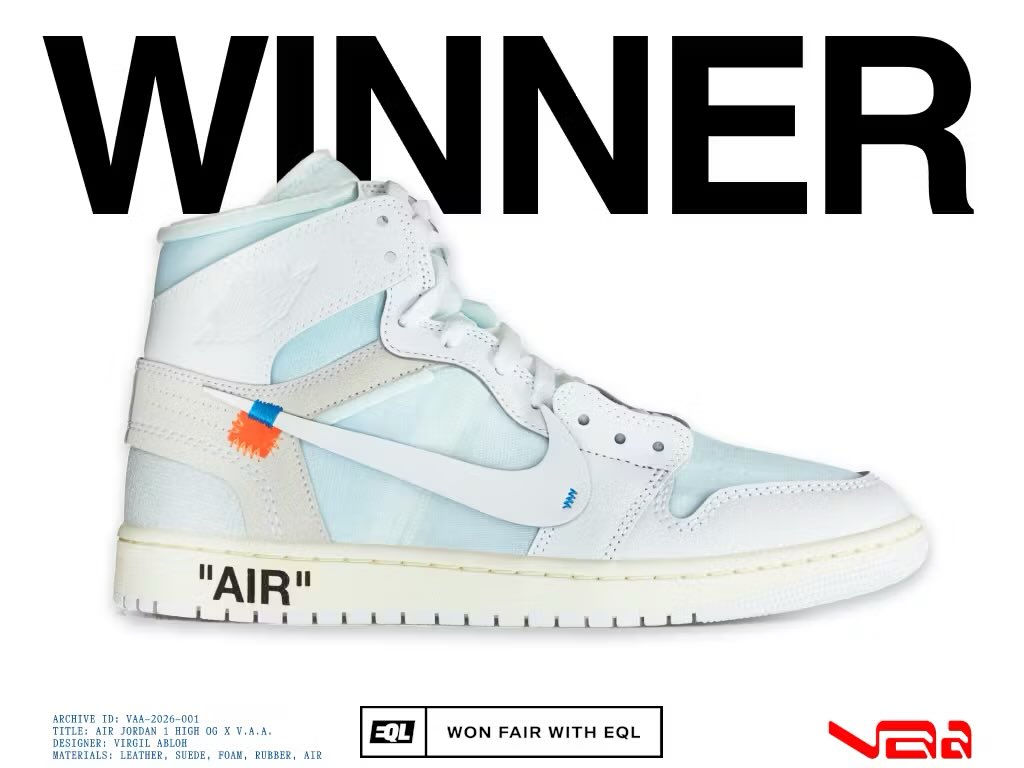 V.A.A. から Virgil Abloh Archive × NIKE AIR JORDAN 1 “Alaska” の