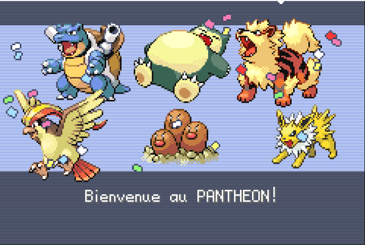 dred_th's tweet photo. #PokémonRougeFeuVertFeuille La ligue de faite avec THE team 🙌 https://t.co/11uqXbEBpc
