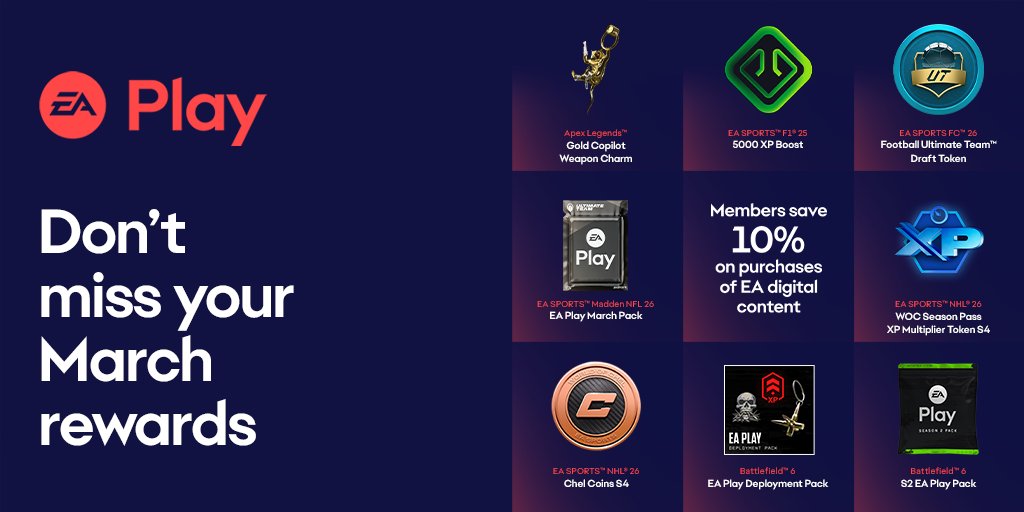 EA Play tweet media