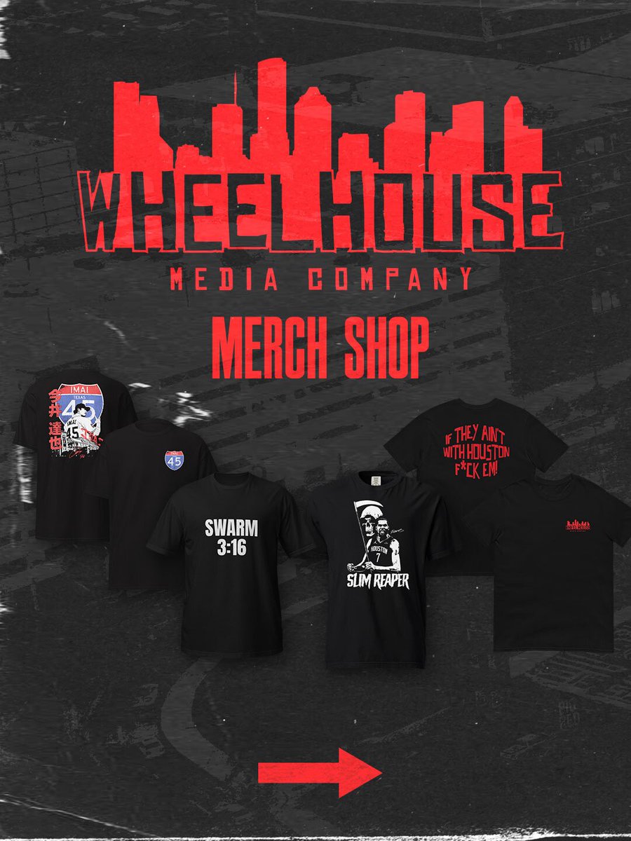 whmcstudio's tweet photo. Check out the Wheelhouse Media merch store TODAY!!!

Get ready for Astros opening day with your own Tatsuya Imai shirts at our website

🔗 https://t.co/vlXKO3IfQq https://t.co/rXZlSuYIXg