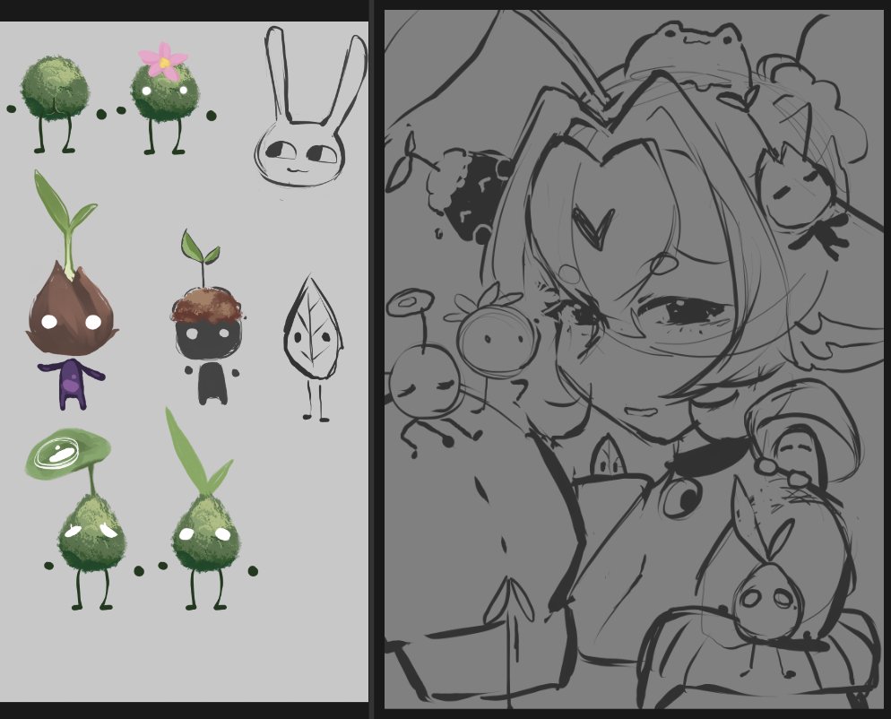 Eris 🌱 🩷【ART & LIVE2D】 tweet media