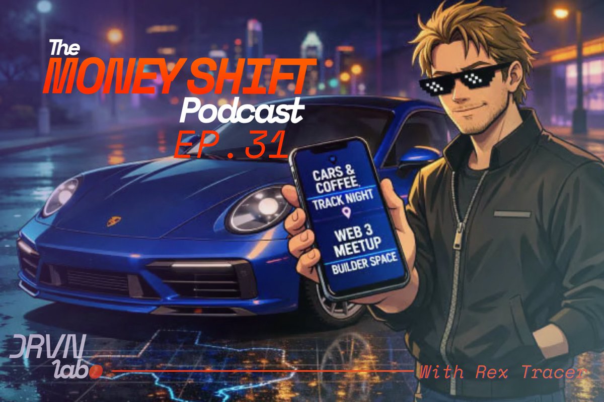 New episode. New perspective. 🏁🔥
The Money Shift Podcast EP. 31

Featuring Cory Sorrells from CMSTX Media and <a href="/reXt_racer/">RΞ𝕏</a> 

From car meetups to onchain ownership

Live at 11AM PST / 2PM EST
Powered by $BSTR