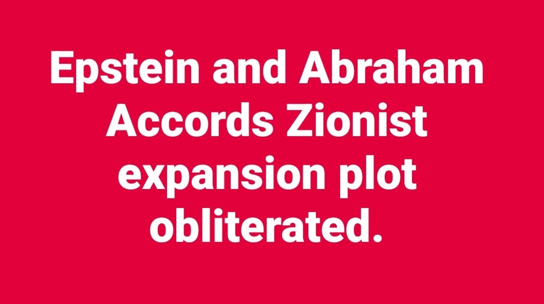 LemlemTigest's tweet image. #Epstein and #Abraham #Accords #Zionist #expansion #plot #obliterated.
