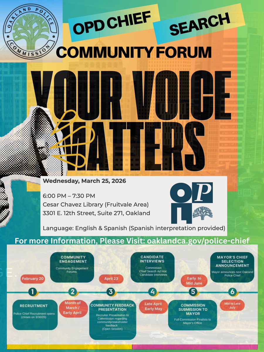 Oakland Police Commission tweet media