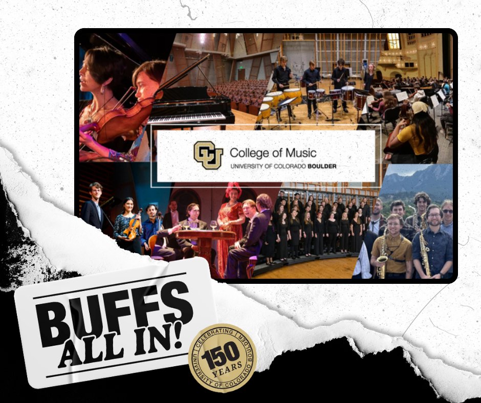 CU Boulder College of Music tweet media