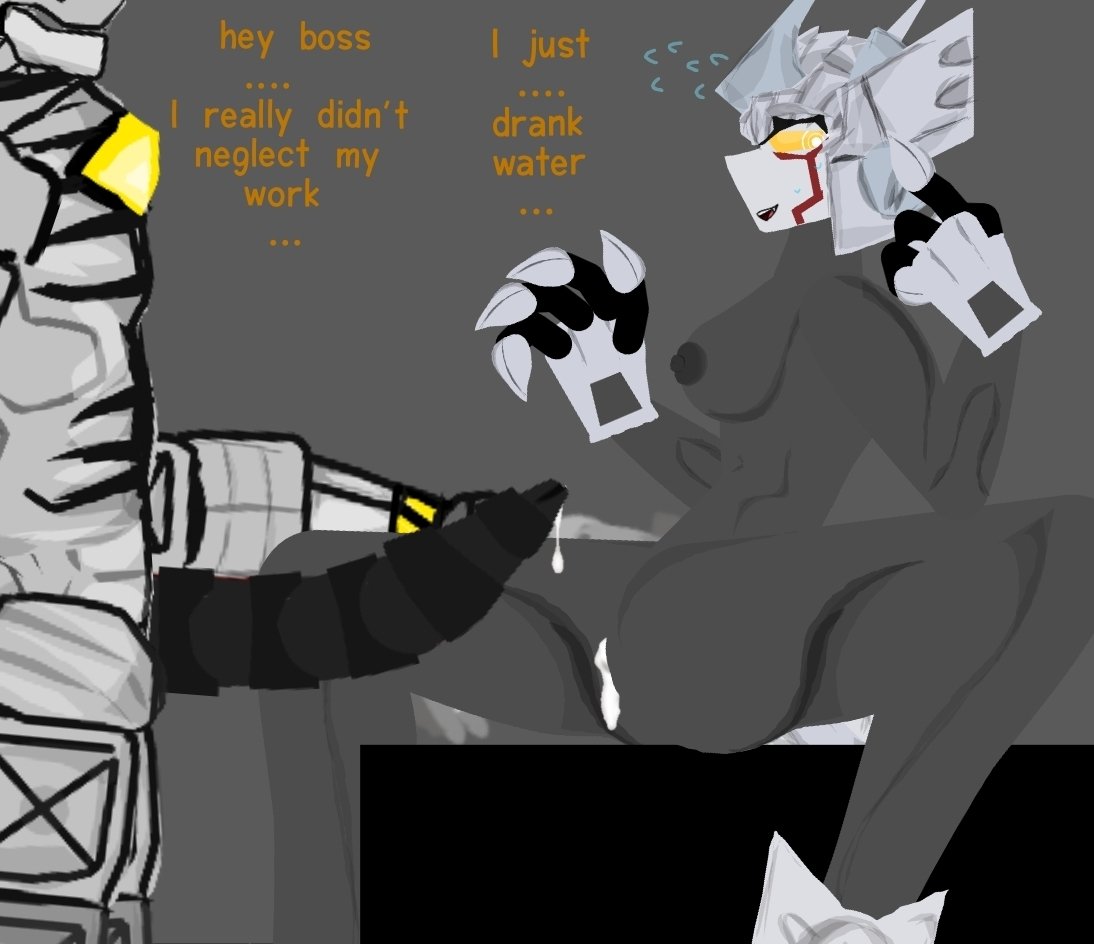 Mecha-Girl Kiryu x MechaYogan
Clank clank clank ❤️x🩶