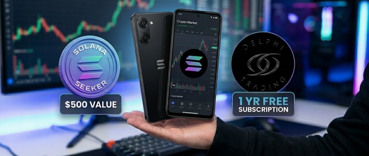🚨 GIVEAWAY ALERT 🚨

Win a Solana Seeker ($500 value) + 1 YR of Delphi Trading! 📈📱

To enter:
  1️⃣ Follow <a href="/Delphi_Trades/">DELPHI TRADING</a>
  2️⃣ Like &amp; RT this post
  3️⃣ Join our Discord 14-day free trial: thedelphisignals.com

Winner announced March 31! 🏆

#Solana #Seeker #Trading #Options